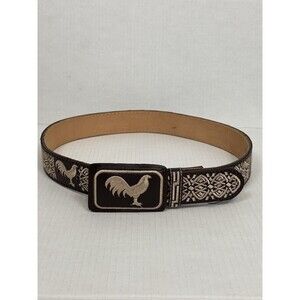 Men’s Hecho En Mexico Leather Belt 36